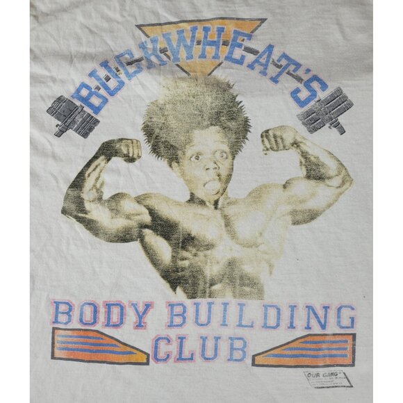 Vintage 80s Buckwheat Bodybuilding Parody Tee Size Large See Measurements - Picture 2 of 11